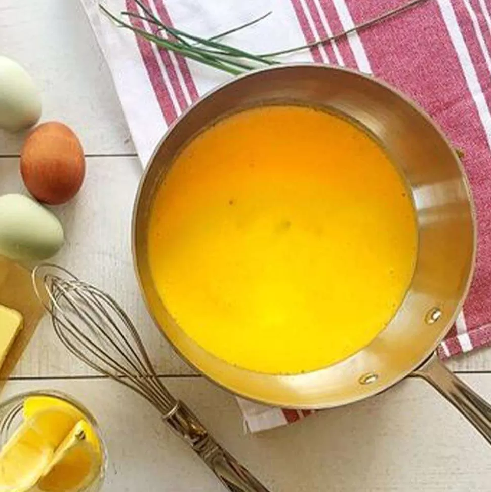 All-Clad Sauce Pans & Sauciers<D3 Stainless 3-Ply Bonded Cookware, Saucier With Whisk, 2 Quart