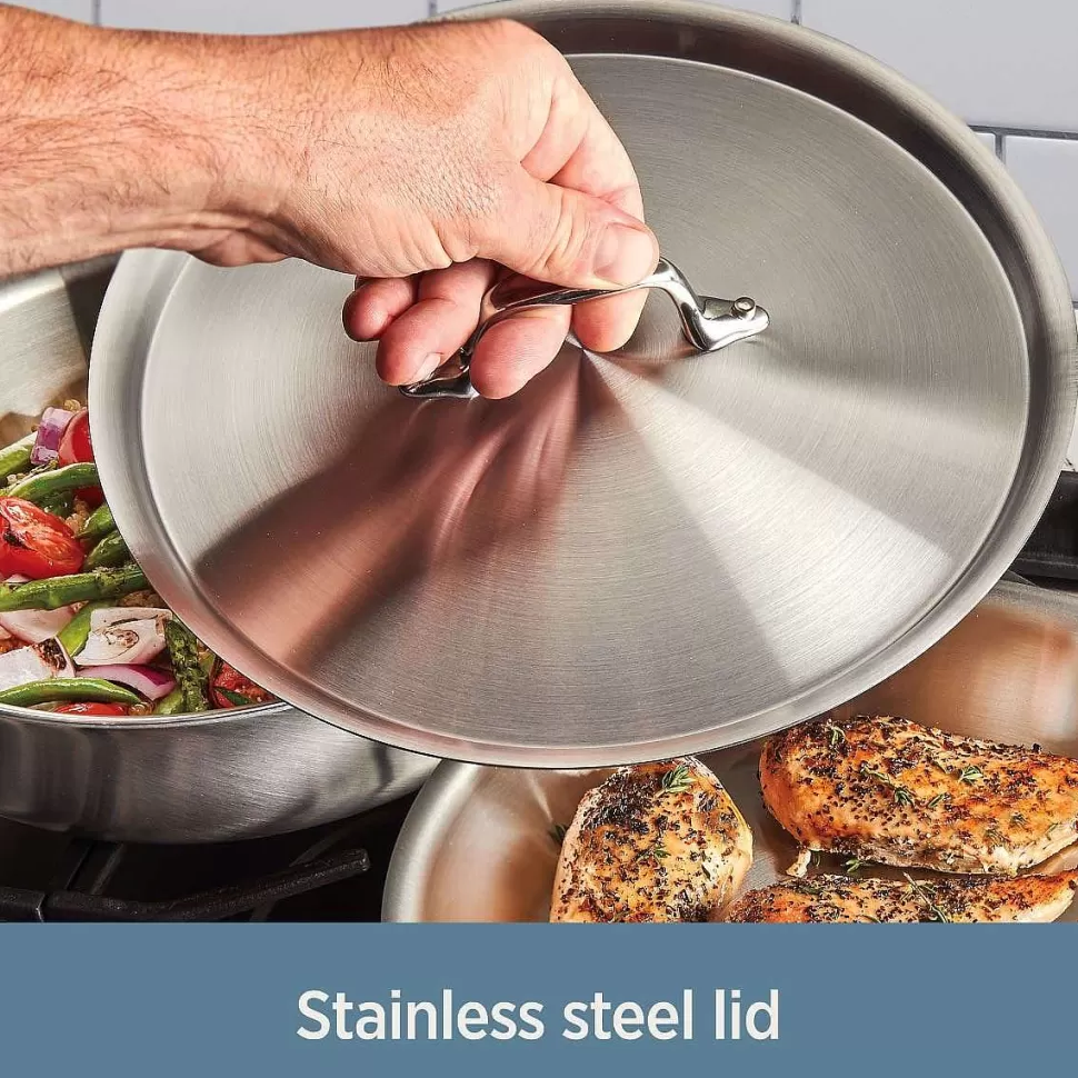 All-Clad Cookware Sets<D3 Stainless Steel 12 Piece Cookware Set