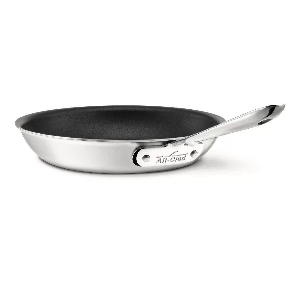 All-Clad Fry Pans & Skillets<D5 Stainless Brushed 5-Ply Bonded Cookware, Nonstick Fry Pan, 12 Inch