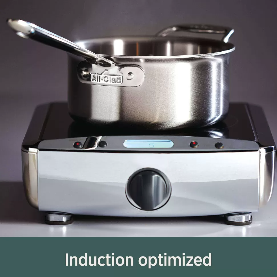 All-Clad Fry Pans & Skillets<D5 Stainless Brushed 5-Ply Bonded Cookware, Nonstick Fry Pan, 12 Inch