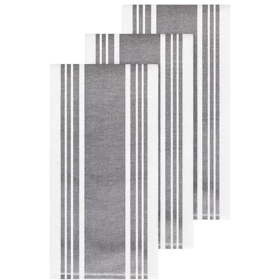 All-Clad Kitchen Linens<Dual Kitchen Towel Set, Pewter, 3 Pieces