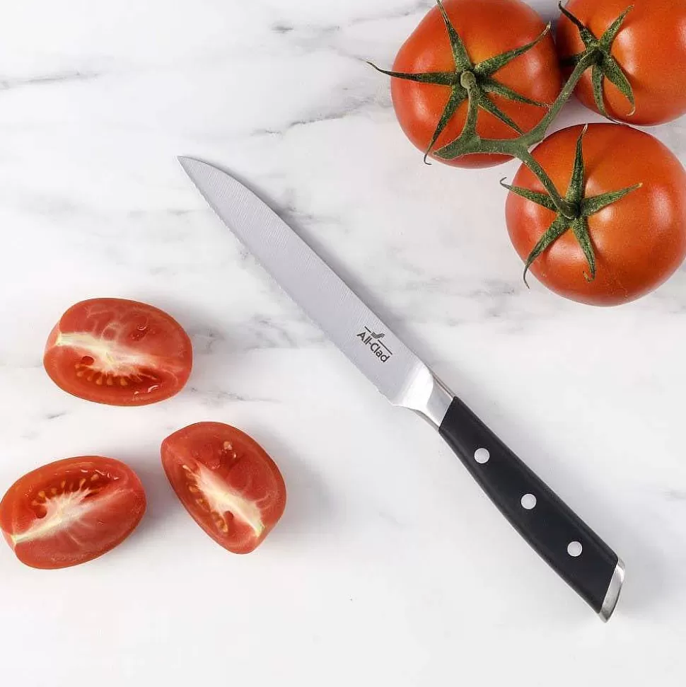 All-Clad Knives<Forged Knives 5-Inch Serrated Utility Knife