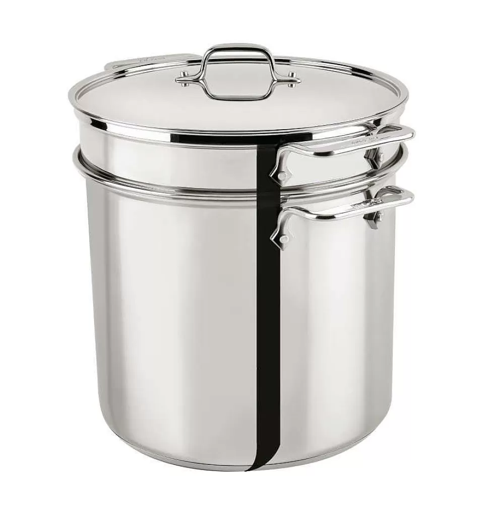 All-Clad Specialty Cookware<Gourmet Accessories, Stainless Steel Multi-Cooker, 16 Quart