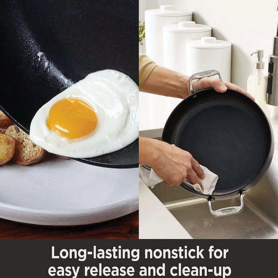 All-Clad Griddle & Grill Pans<Ha1 Hard Anodized Nonstick Cookware, Square Grill, 11 Inch