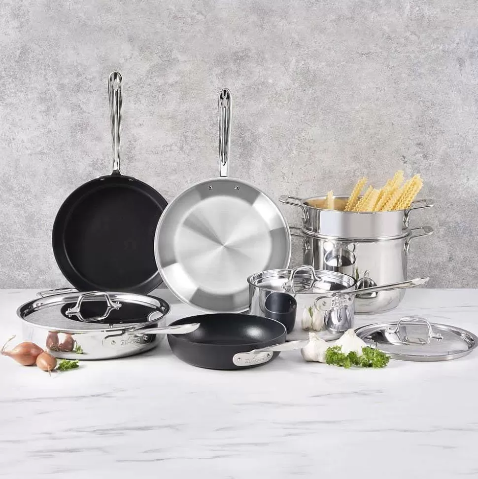 All-Clad Cookware Sets<Mixed Material Cookware Set, 10 Piece