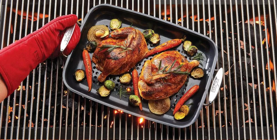 All-Clad Roasters<Outdoor Nonstick Roaster, 11 X 15 Inch