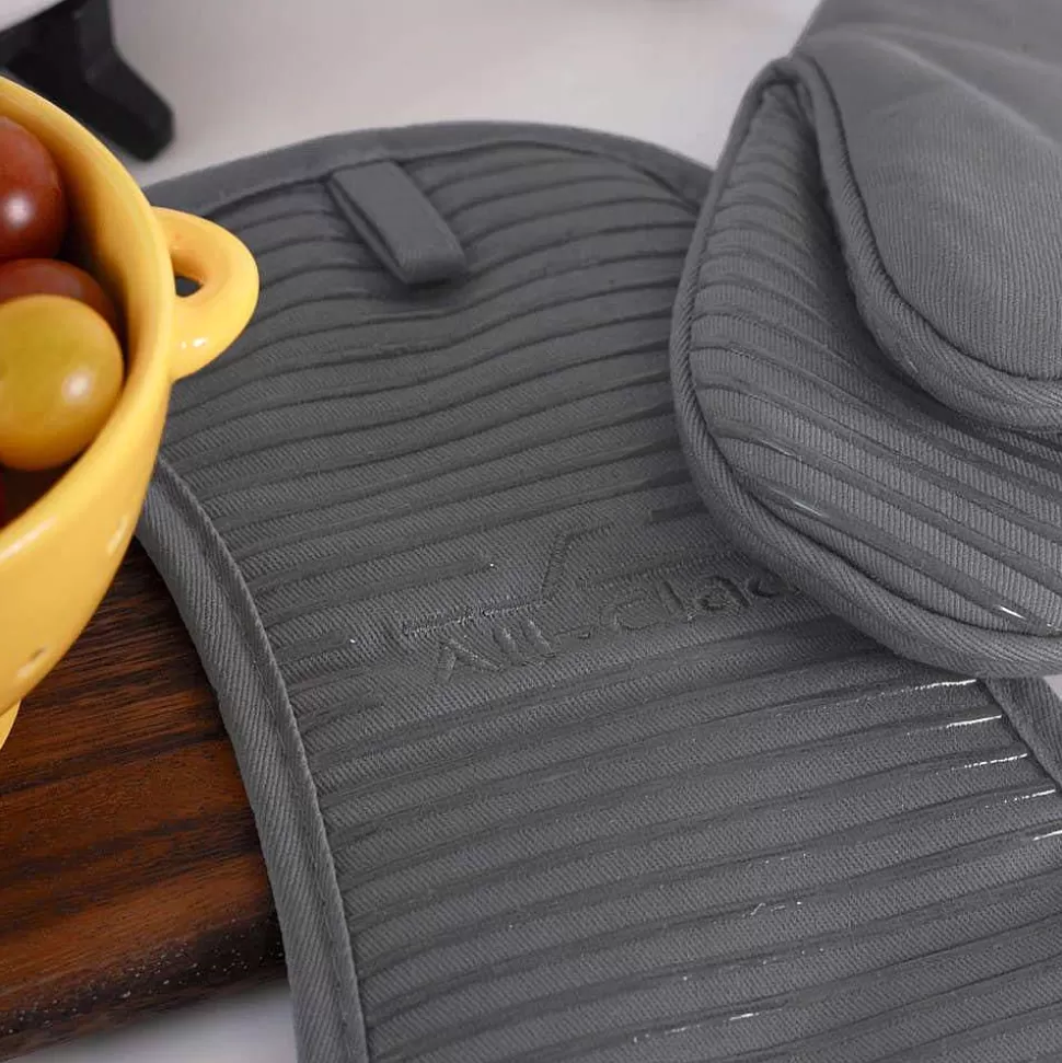 All-Clad Kitchen Linens<Potholder Set, Pewter, 2 Pieces