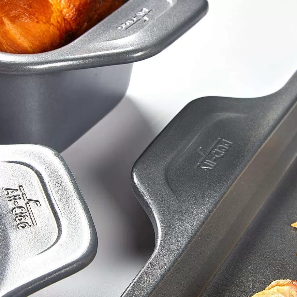 All-Clad Loaf Pans<Pro-Release Nonstick Bakeware, Loaf Pan, 1 Pound Loaf