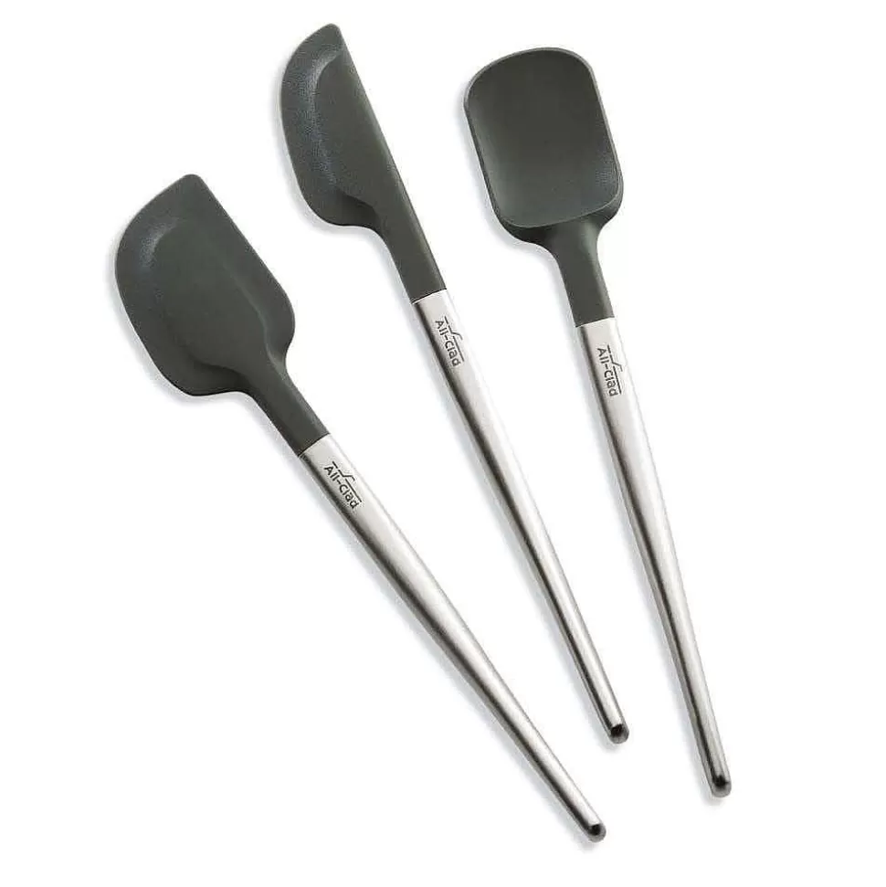 All-Clad Professional Tools<Silicone Tools Set, 3 Piece Spatula Set