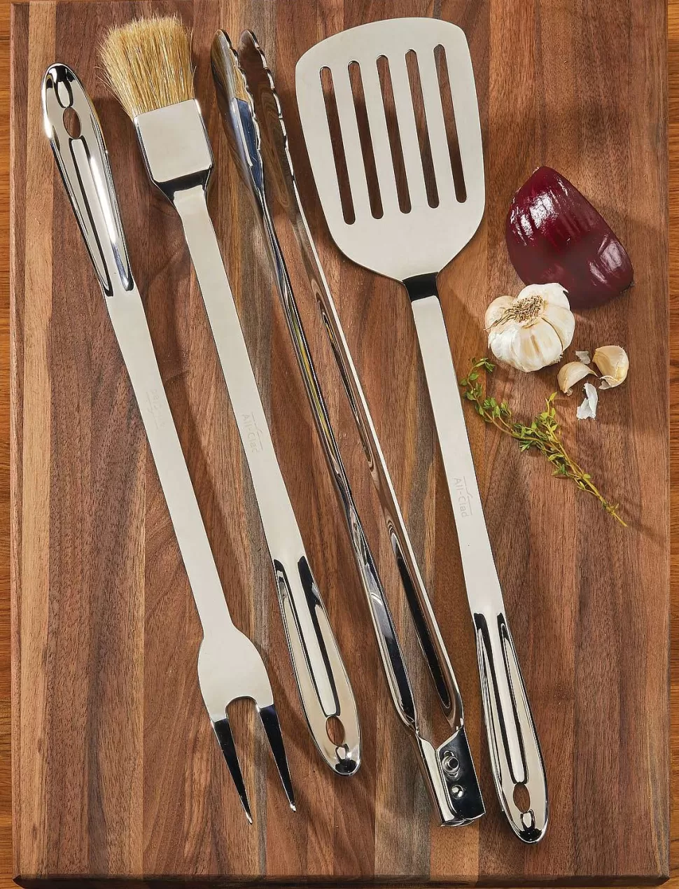 All-Clad Professional Tools<Stainless Steel 4 Piece Bbq Tool Set With Box