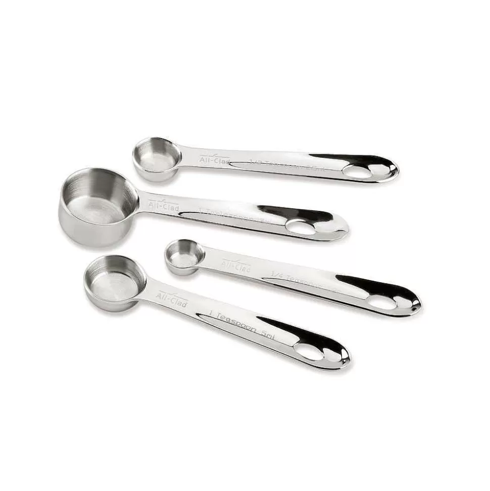 All-Clad Kitchen Accessories<Stainless Steel Measuring Spoons, 4 Piece Set